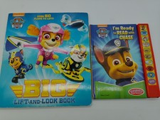 PAW Patrol books lot: Big Lift-and-Look Book I'm Ready to Read with Chase