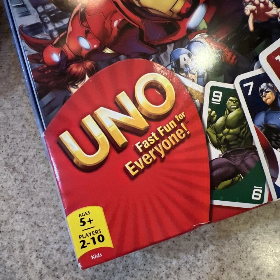 UNO AVENGERS Card Game, Marvel, Collectors Tin, 2013, NEW - Image 2 of 4