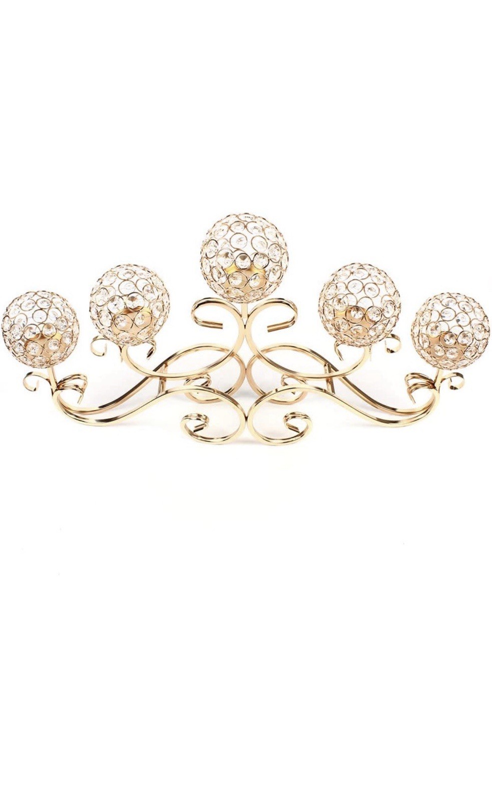 S Gold For Pillar Candle Table Top Candelabra Decor