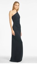 Sachin & Babi Women Navy Blue Cece 4-way Crepe Maxi Dress Sz 12 Gown Prom Party 