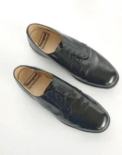 Thorogood Classic Black Leather Oxford Men's 9 D USPS PF1-1670 Weinbrenner USA