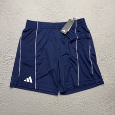 Adidas Utility Knit Shorts Men's Medium Navy Blue Training Climacool JF1540