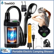 Portable Camping Shower Outdoor Camp Pump Rechargeable 6000mAh for Hiking Travel
