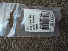 G1/4 Deep Red Blood Ig 1/4 Extender -25mm 3D Printed