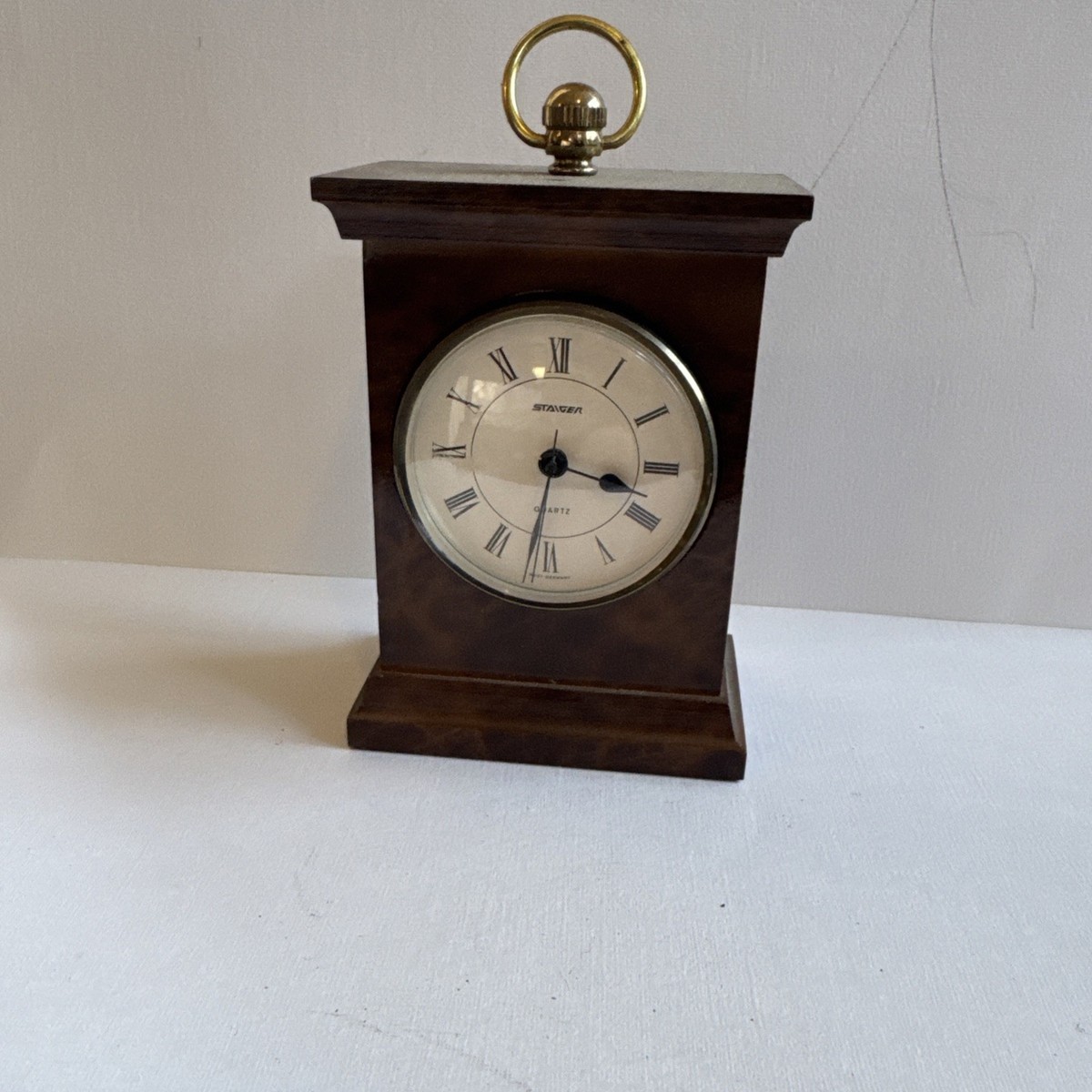 Vintage Staiger Quartz Carriage Clock wood West Germany UK