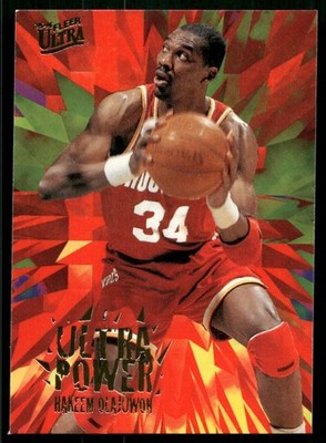 Hakeem Olajuwon - 1995-96 Fleer Ultra Basketball - Ultra Power #8