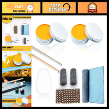 Pool Cue Shaft Wax Set - 2/3 Pack Cleaner with Cloth  Burnisher for Wood Cues