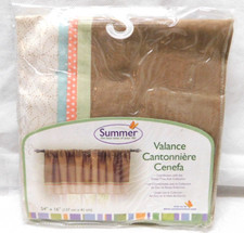 Summer Infant -Sleepy Time Zoo Collection Window Valance Baby Nursery