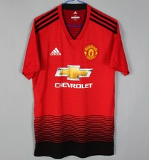 MANCHESTER UNITED 2018/2019 HOME FOOTBALL JERSEY SHIRT ADIDAS SIZE M