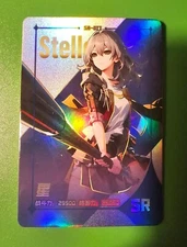 Honkai Star Rail Impact Card Stelle  SR-017 Thick Stock Goddess Story