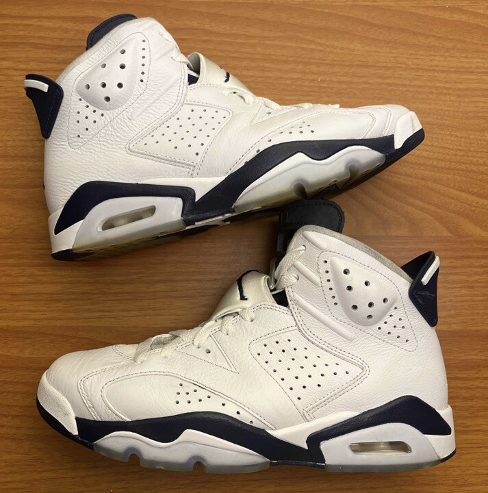 Nike Air Jordan 6 VI Retro Midnight Navy 2022 Size 8 Sneakers