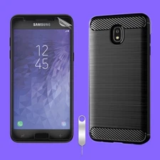 High-Sensitivity Screen Protector Anti-Dirt Case f Samsung Galaxy J7 2018 J737V