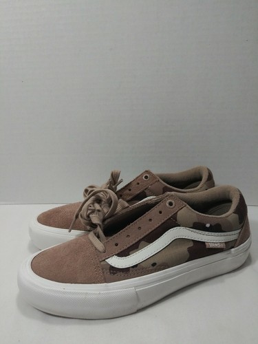 Vans Old Skool Skate Shoes Unisex, Size 5.5 Brown/ camouflage - Picture 3 of 8