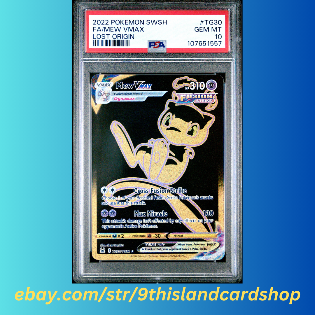 Mew VMAX TG30/TG30 Pokemon Lost Origin Trainer Gallery PSA 10 | eBay
