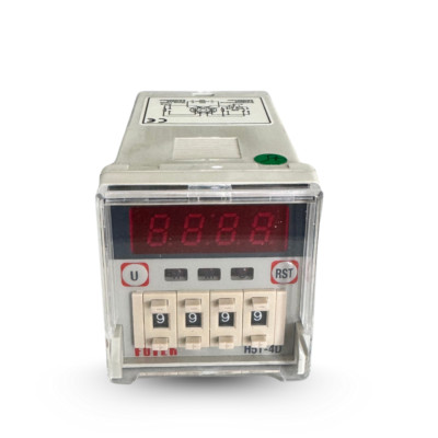 Fotek H5T-4D Digital Timer - Wählbares UP/DOWN-Timing, Dual Mode Output, 90-250