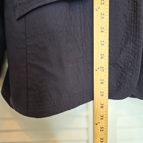 OSCAR DE LA RENTA Wool Blazer Fitted Blue Women 10 Notch Collar Single Breasted - Picture 12 of 14