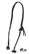 Wig Wam Headstall Bosal Hanger Black Double Diamond Rope Quick Change