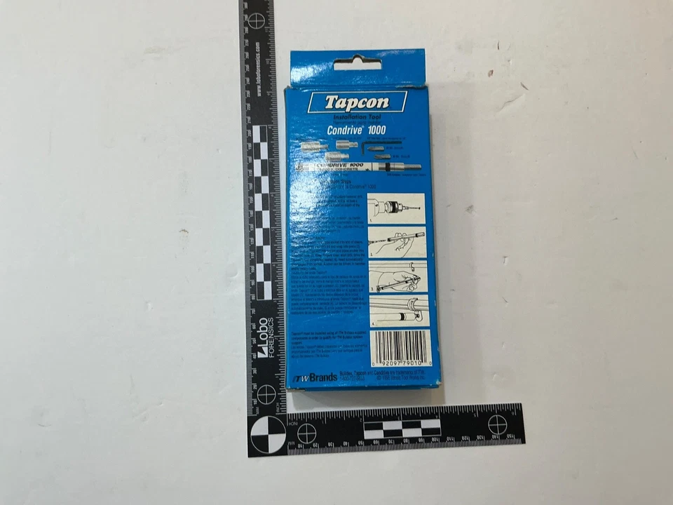 Novo kit de ancoragem de concreto Tapcon 8 peças Condrive 1000 fabricado nos EUA pela ITW - Imagem 3 de 3