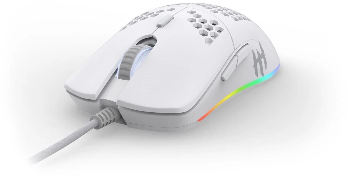 Tecware Exo Elite Professional Grade Gaming Mouse in White