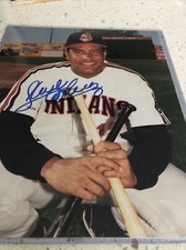 Sandy Alomar autographed 8x10 photo w/COA Cleveland Indians 