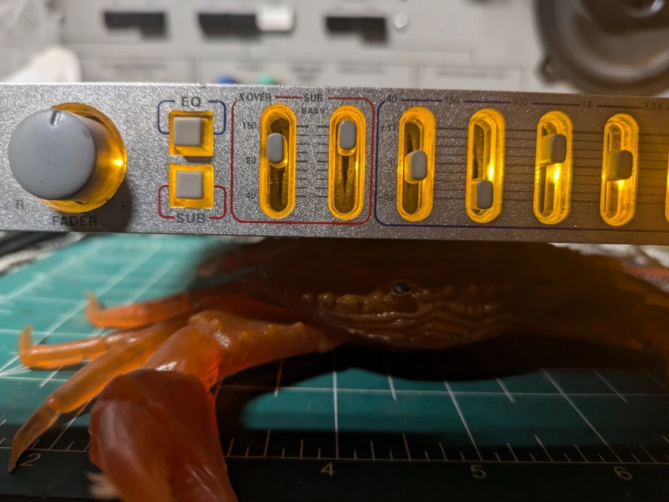 Raro De Colección Nos Ultra Lineal UL907EQ Preamplificador Coche Estéreo Ecualizador Gráfico Ecualizador Audio Foto 3 de 4