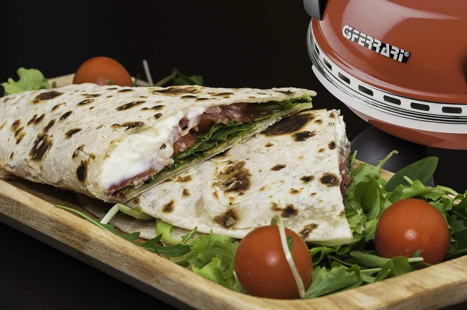 G3Ferrari Pizza Express Delizia Pizzamaker (1200 W), rot - Bild 4 von 4