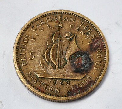 British Caribbean Territories Eastern Group, 1962 5 Cents Coin