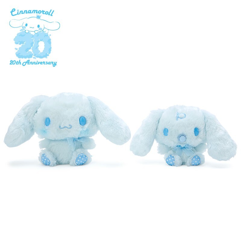 Sanrio シナモロール 20t h anniversary ぬいぐるみ Sanrio Cinnamoroll 20th Anniversary Plush Doll Set (Sky Blue