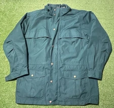 Eddie Bauer Wool Lined Mountain Parka Men's Chore Jacket Size Medium Green