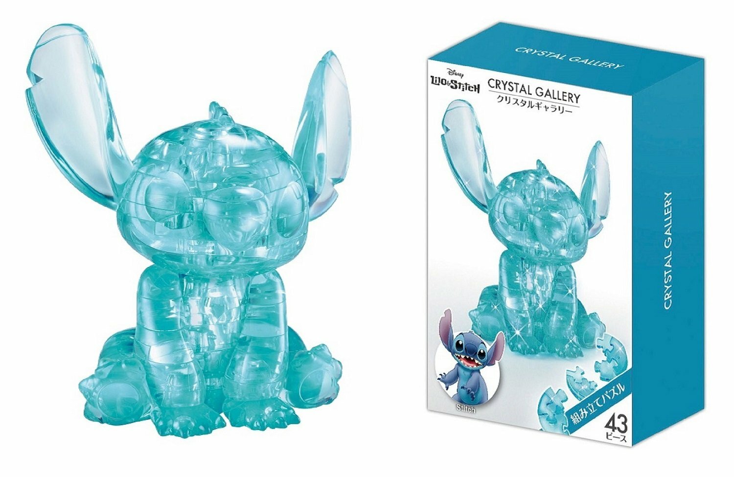 Hanayama Crystal Gallery 3D головоломка Disney Stitch 43peace с отслеживанием НОВЫХ 9990₽