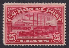 UNITED STATES 1912 Parcel Post 25c Manufacturing SG P431 MH/* (CV £80)