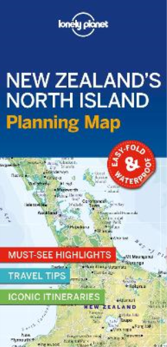 Lonely Planet New Zealand's North Island Planning Map (Map) Map