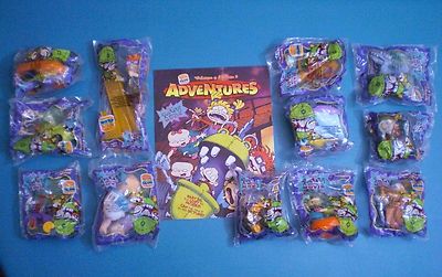 RUGRATSムービーフィギュア12種 バーガーキングキッズクラブ Burger King 1998 - Rugrats Movie - Complete Set of 12 MIP plus
