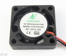 12V 40mm x 40mm x 10mm 4010 DC Brushless Cooling Fan 2 pin 2.54 Connector New