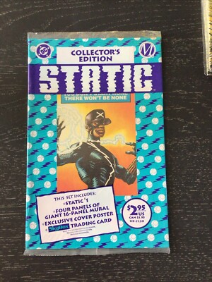Static #1 DC /Milestone Comics 1993 Collector s Edition SEALED/POLY BAGGED