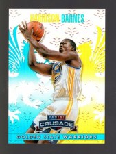 2013-14 CRUSADE TEAL PRIZM #58 HARRISON BARNES 92/249 GOLDEN STATE WARRIORS