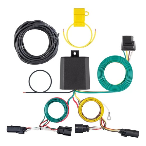 CURT 56419 Custom Wiring Harness, 4-Way Flat Output for Select Chevrolet Trax - 第 1/5 張圖片