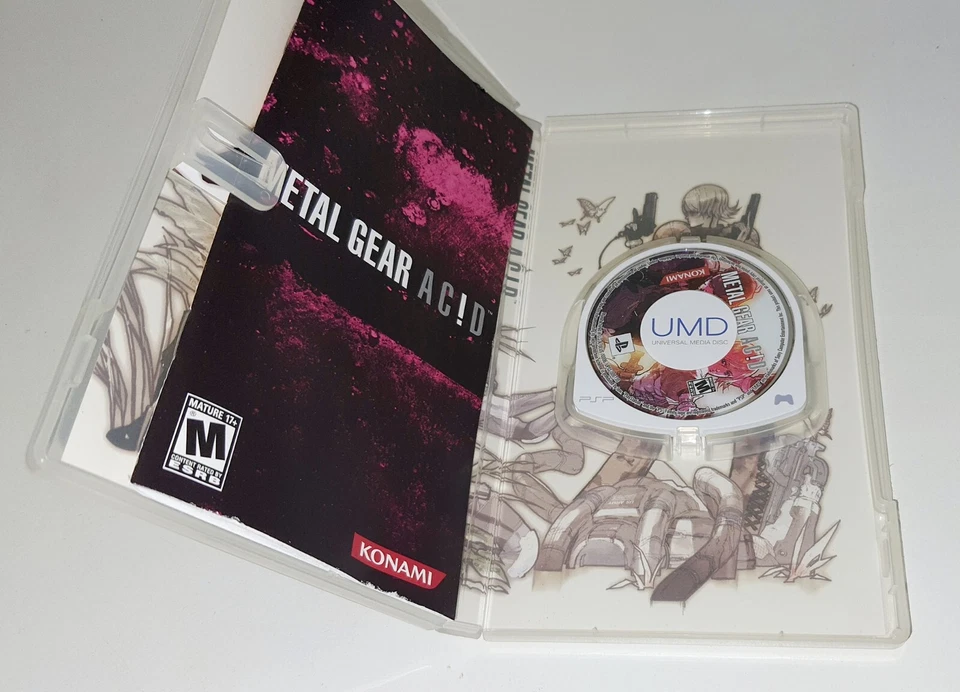 Metal Gear Acid (Sony PSP, 2005) - Game - Case - Manual - Image 3 of 3
