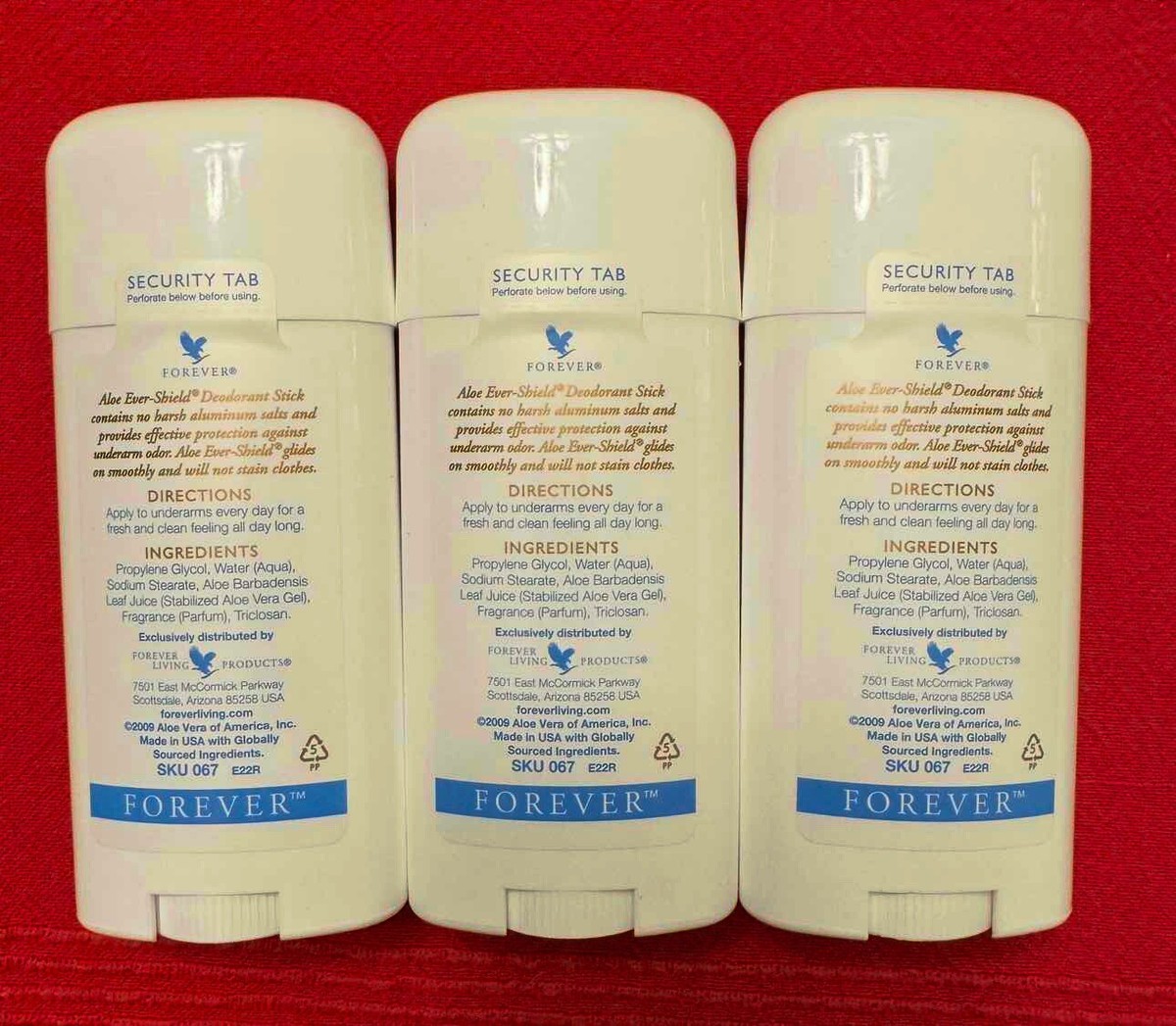 3 - Forever Living ALOE Ever-Shield DEODORANT Stick - Aluminum Free - Exp.  2029 | eBay