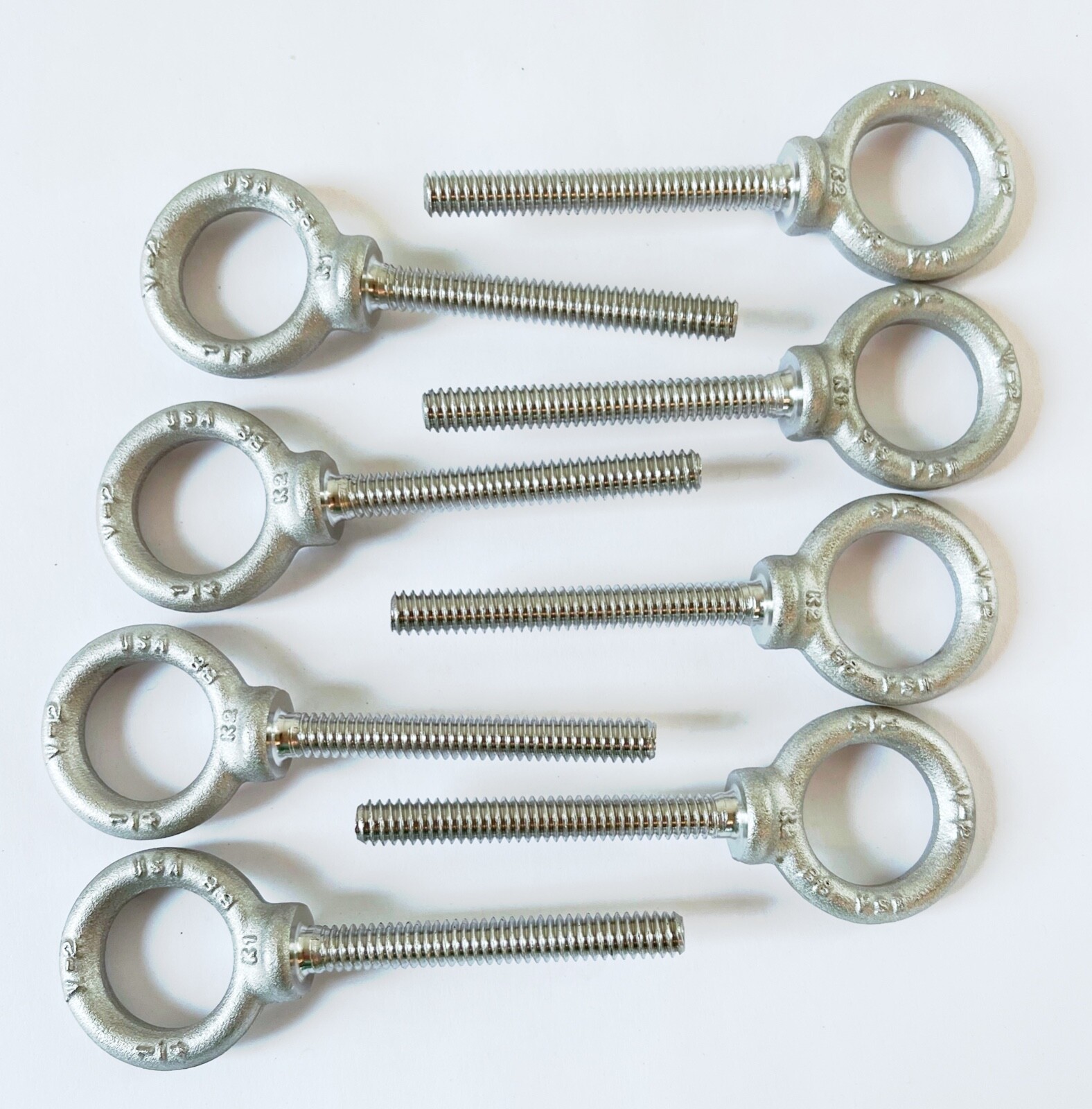 (8) McMASTERCARR 1/420 X 2" Long Lifting Eyebolt W/ Shoulder 304 Stainless USA eBay