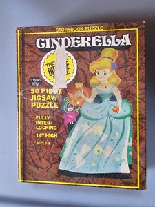 Vintage HG TOYS Cinderella Storybook Jigsaw Puzzle, Volume 9, 50PC