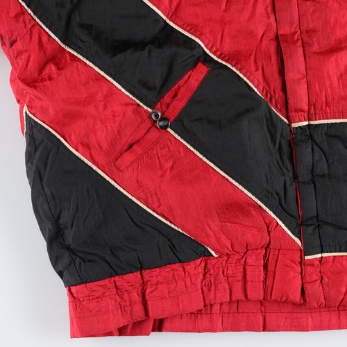 90'S PRO PLAYER NBA Chicago Bulls back logo padded hoodie puffer jacket men'... - Picture 10 of 19