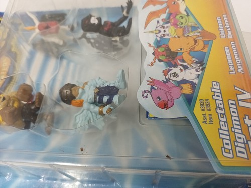 Digimon vintage da collezione set 4 IV minifigure Bandai nuove in confezione - Foto 9 di 9