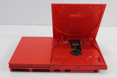PlayStation 2 PS2 Slim Red Console Limited SCPH-90000 AC AV
