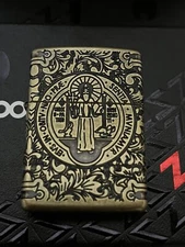 Zippo 2021 Windproof Armor St. Benedict Lighter, Constantine, 29719 New In Box