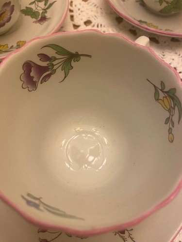 Spode MARLBOROUGH SPRAYS 2/6770N Coffee or Tea Cup & Saucer Set, 6 Available - Picture 7 of 12