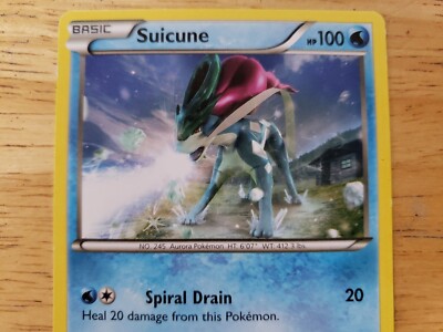 Suicune 2016 XY Trainers Kit Non-Holo Pokemon Card Rare 14/30 | eBay