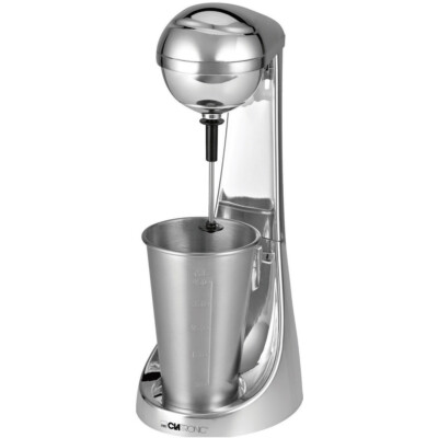 Clatronic BM3472 Barmixer 65 W mit Mixbecher Edelstahl