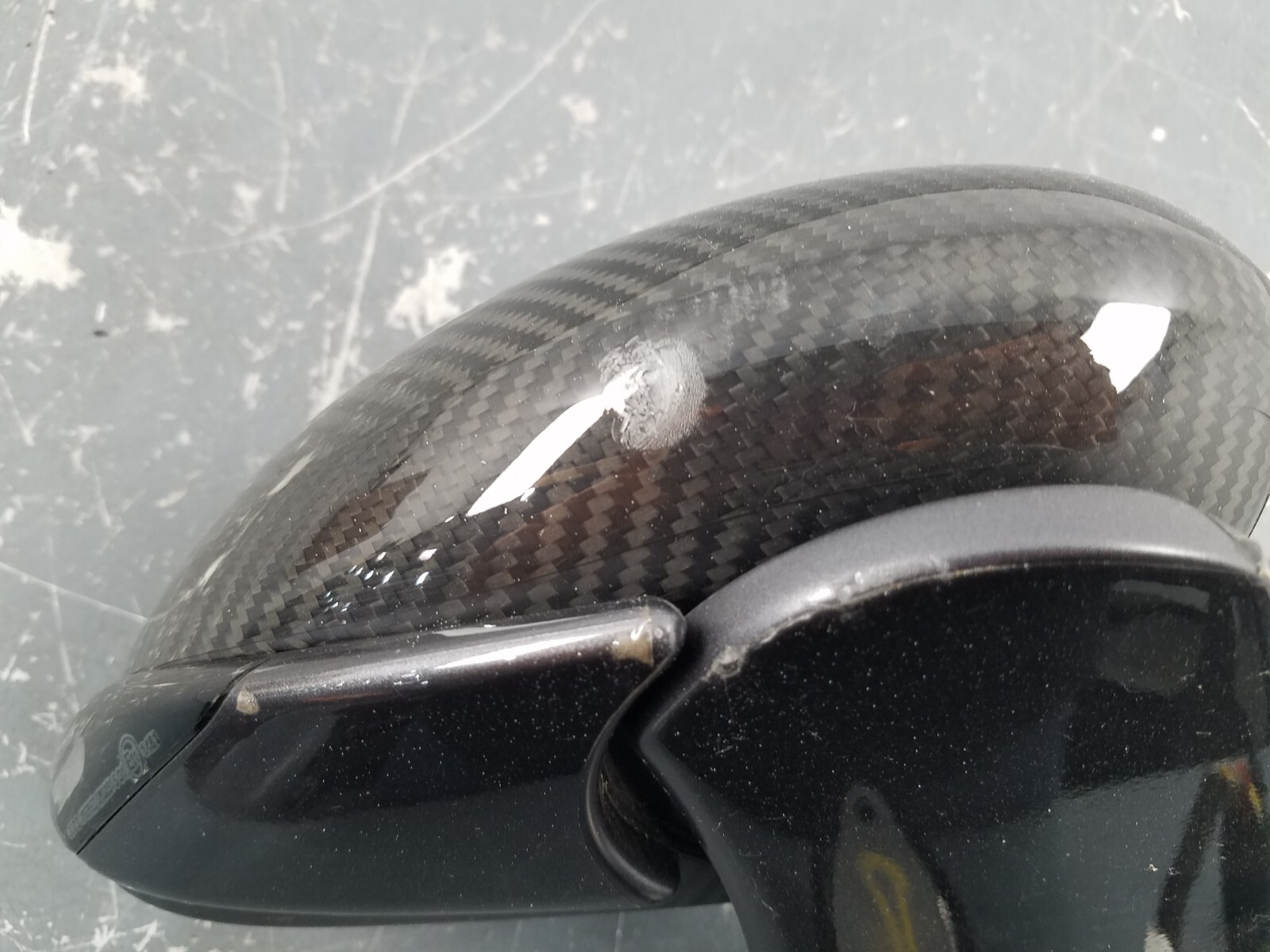 2016 McLaren 675LT Spider Right Passenger Side Carbon Mirror #5556 V5