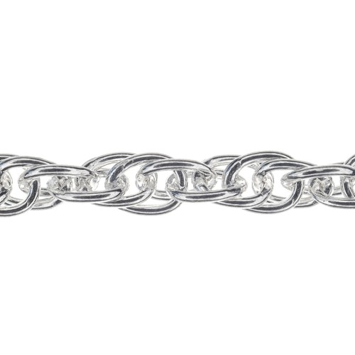 925 STERLINGSILBER MASSIV VERDREHTE PRINCE OF WALES HALSKETTE - VERSCHIEDENE GRÖSSEN - Bild 29 von 35